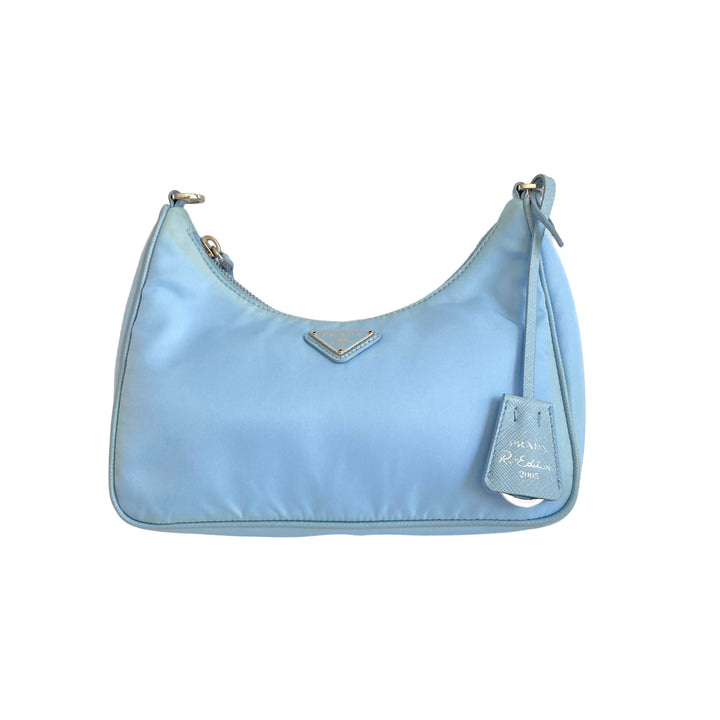 Prada Nylon Re-Edition Shoulder Bag Blue PR79