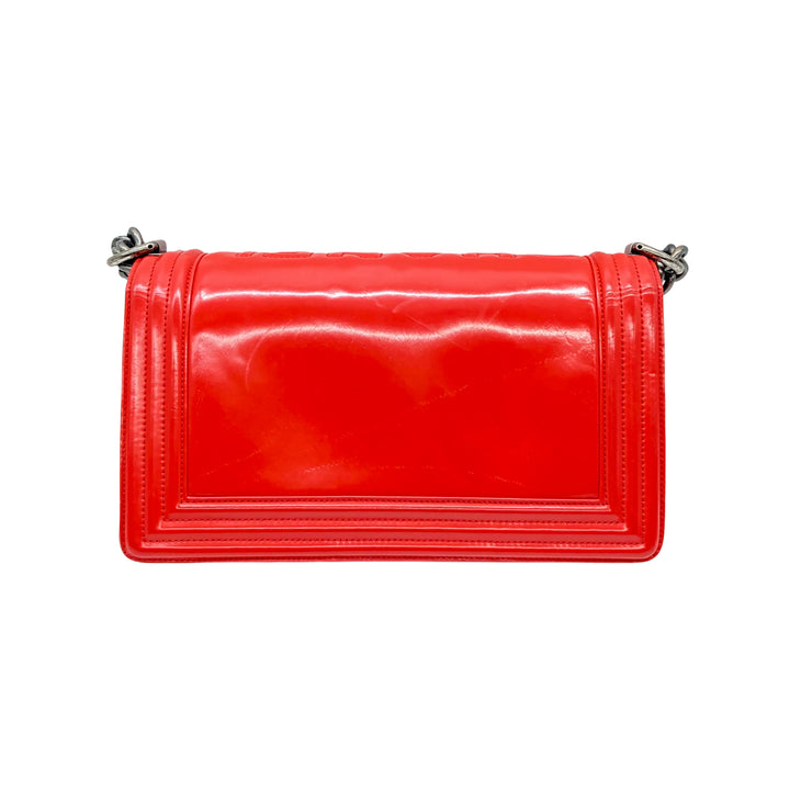Chanel Original Boy Patent Leather Red (21***16) CC432