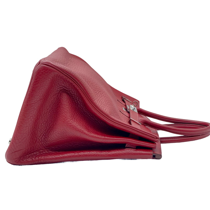 Hermes Birkin Togo 35 Rouge Palladium Hardware Square J Year 2006