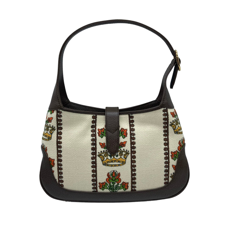 Gucci Jackie 1961 Small Music Hobo Bag Brown GG371