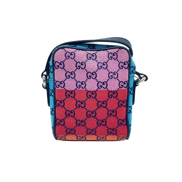 Gucci GG Canvas Crossbody Messenger Multicolor GG370