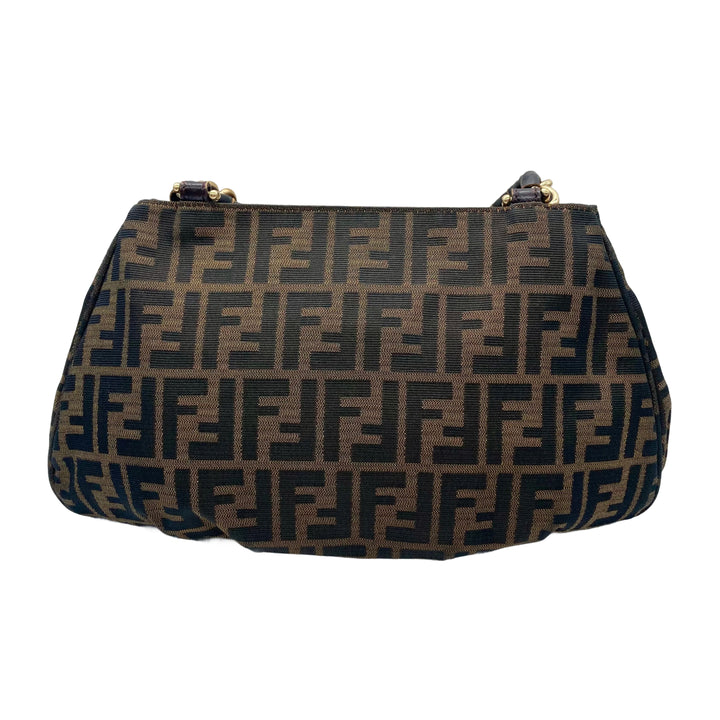 Fendi Mia Canvas Tote Bag with Chain FF41