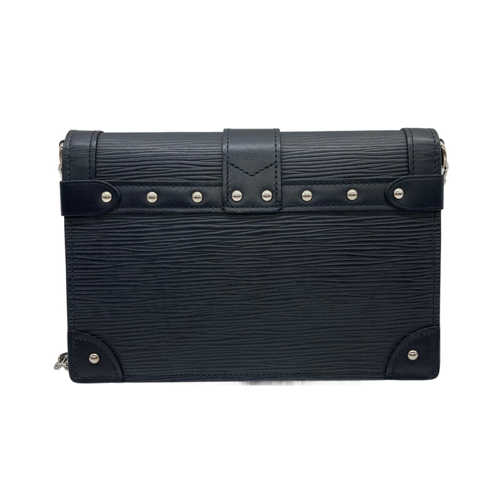 Louis Vuitton Pochette Trunk Epi Shoulder Bag Black SP1129 LV1056