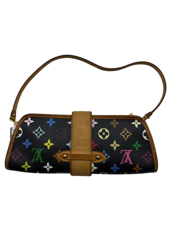 Louis Vuitton Takashi Murakami Black Multicolor Shirley Clutch LV1160