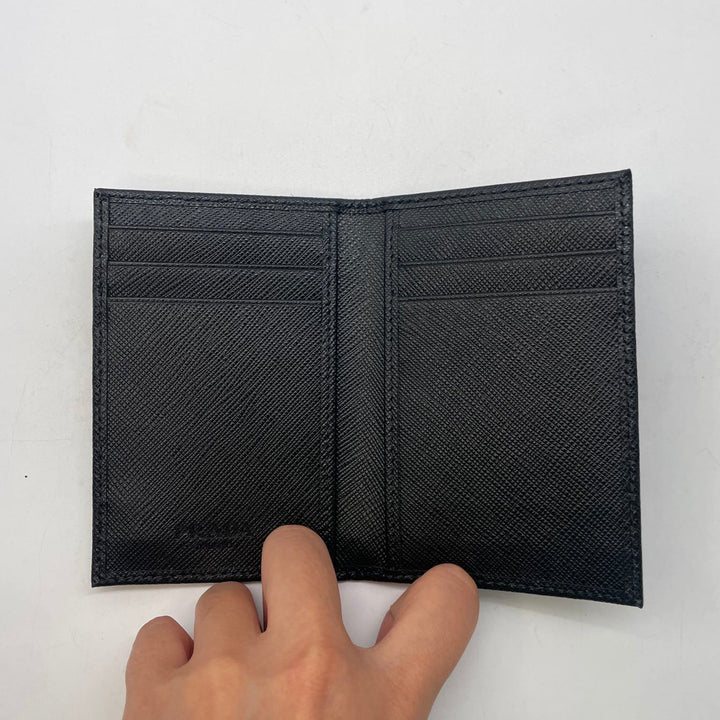 Prada Side Triangle Logo Bifold Wallet PRCHD
