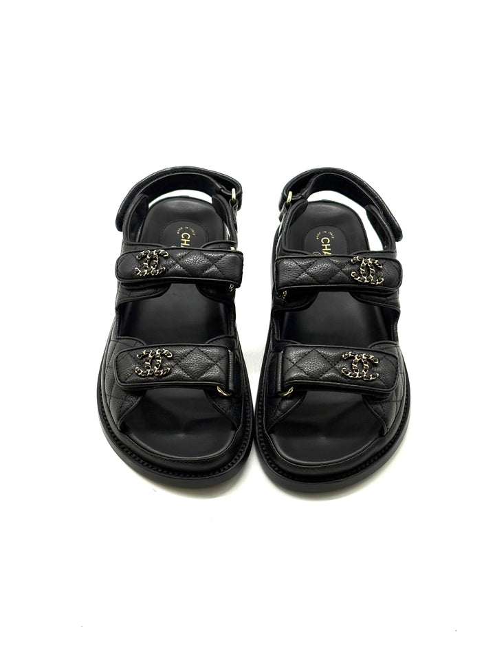 Chanel 2025 Interlocking CC Logo Slides CCSL