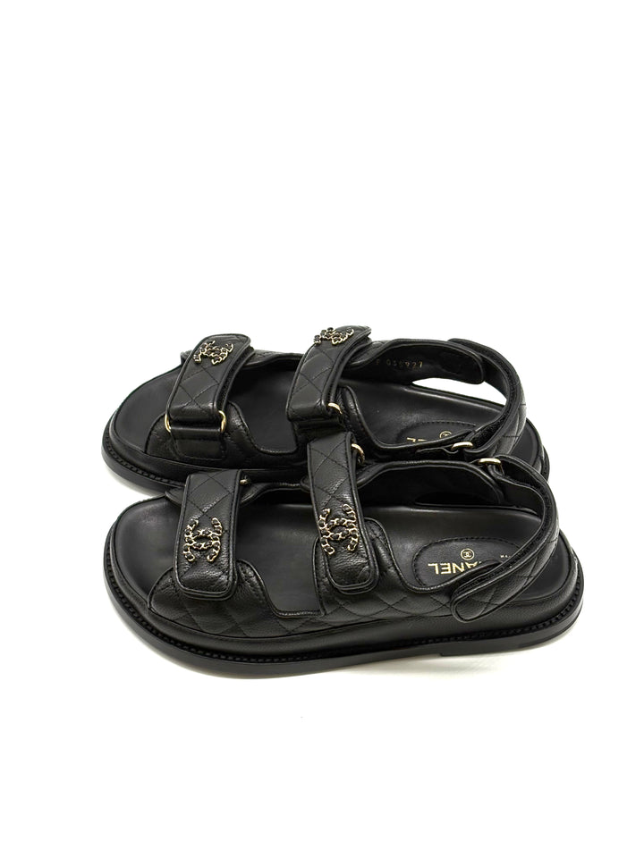 Chanel 2025 Interlocking CC Logo Slides CCSL