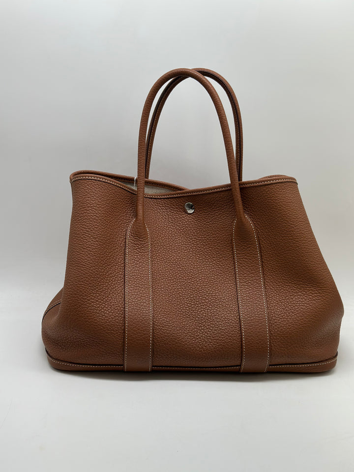 Hermes Garden Party Negonda Tote Bag Brown D HR28