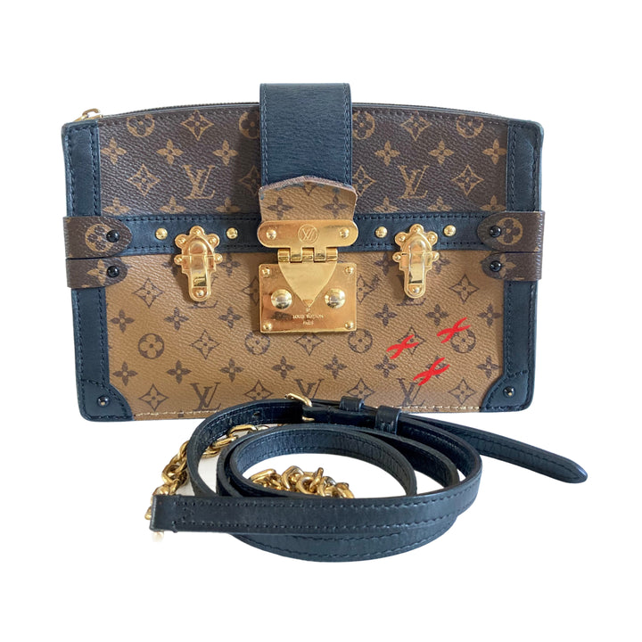 Louis Vuitton Reverse Monogram Trunk Microchipped lv1045