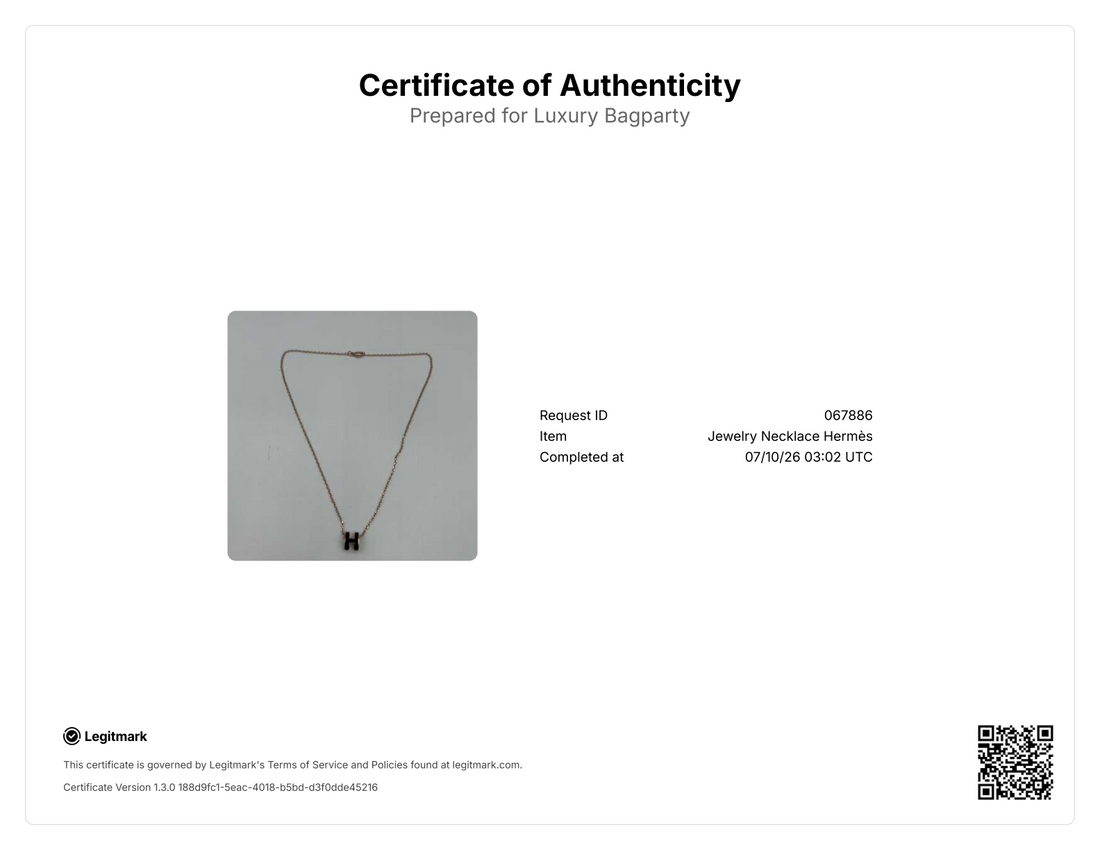 Hermes Mini Pop H Necklace,Rose Gold-Plated Chain/Black "H" HMN03