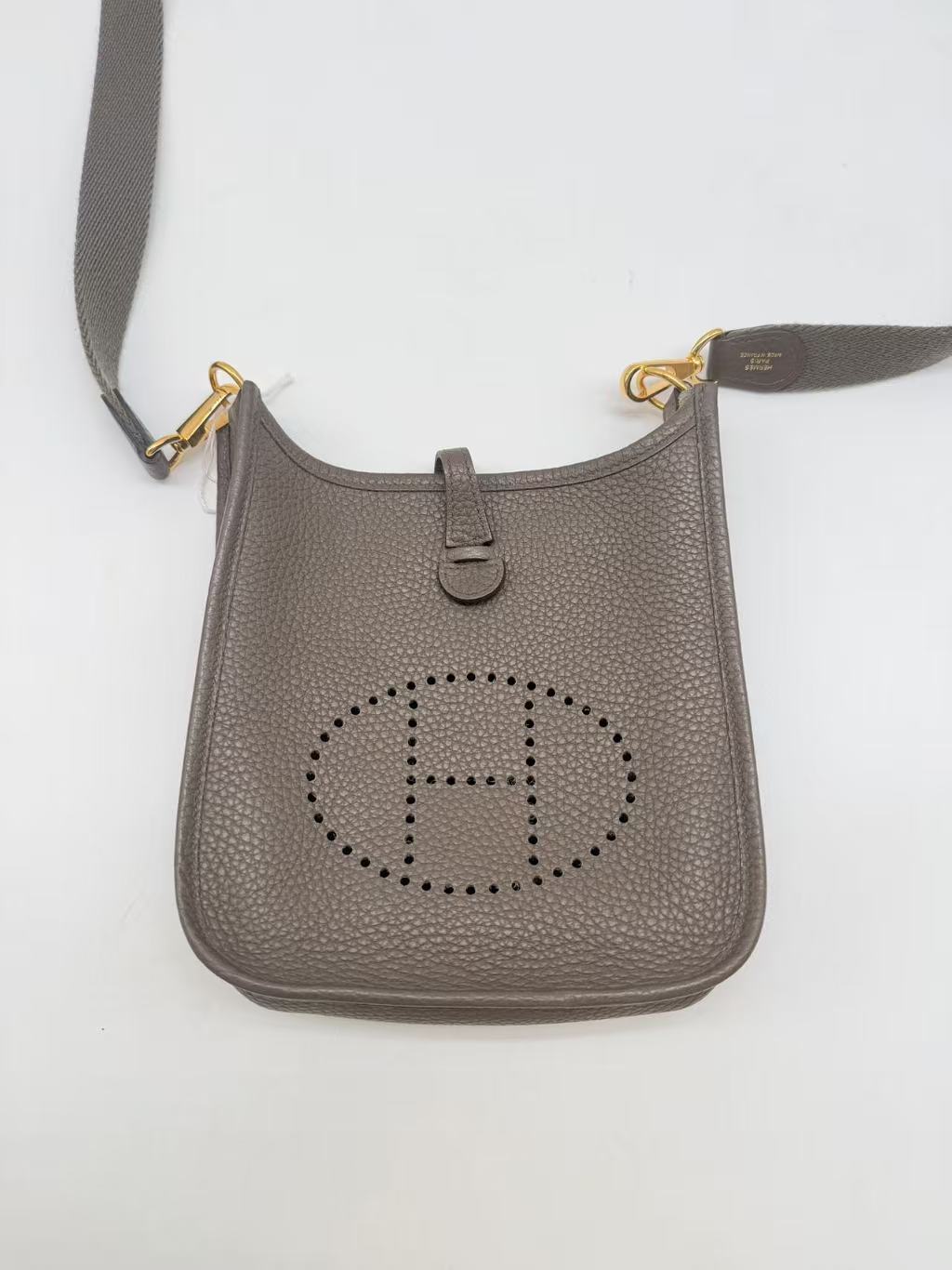 Hermes Clemence leather Evelyne TPM 16 mini bag HR49
