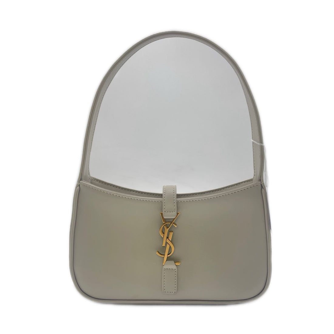 Saint Laurent Leather Hobo Mini White SL81