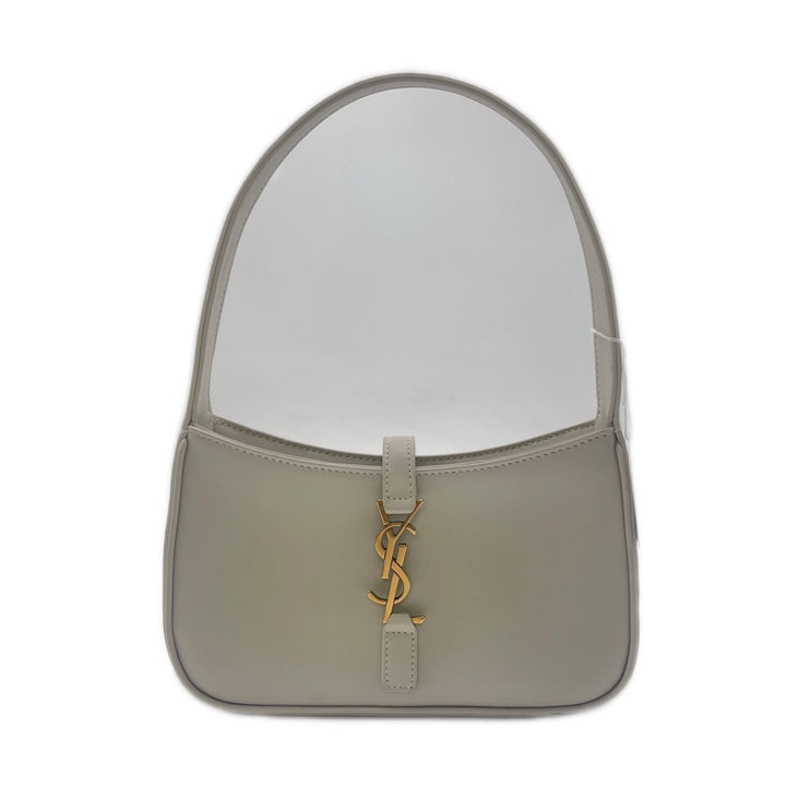 Saint Laurent Leather Hobo Mini White SL81
