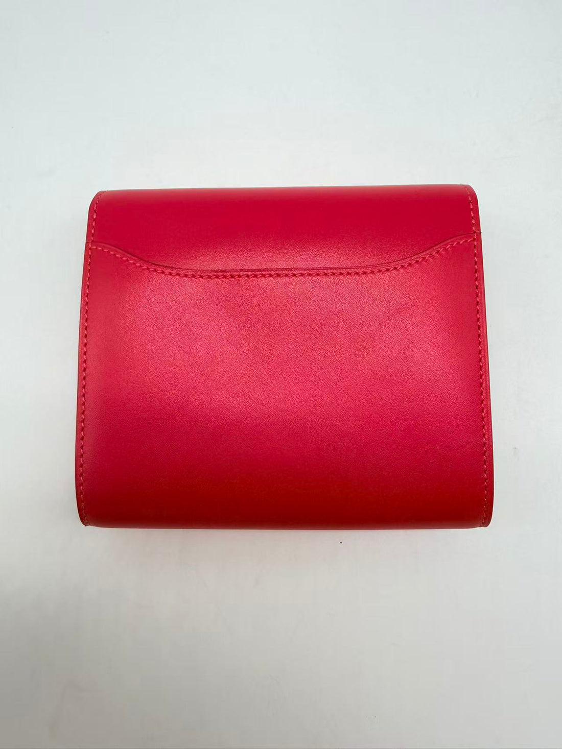 Hermes Leather Constance Half Wallet Pink HR27NY