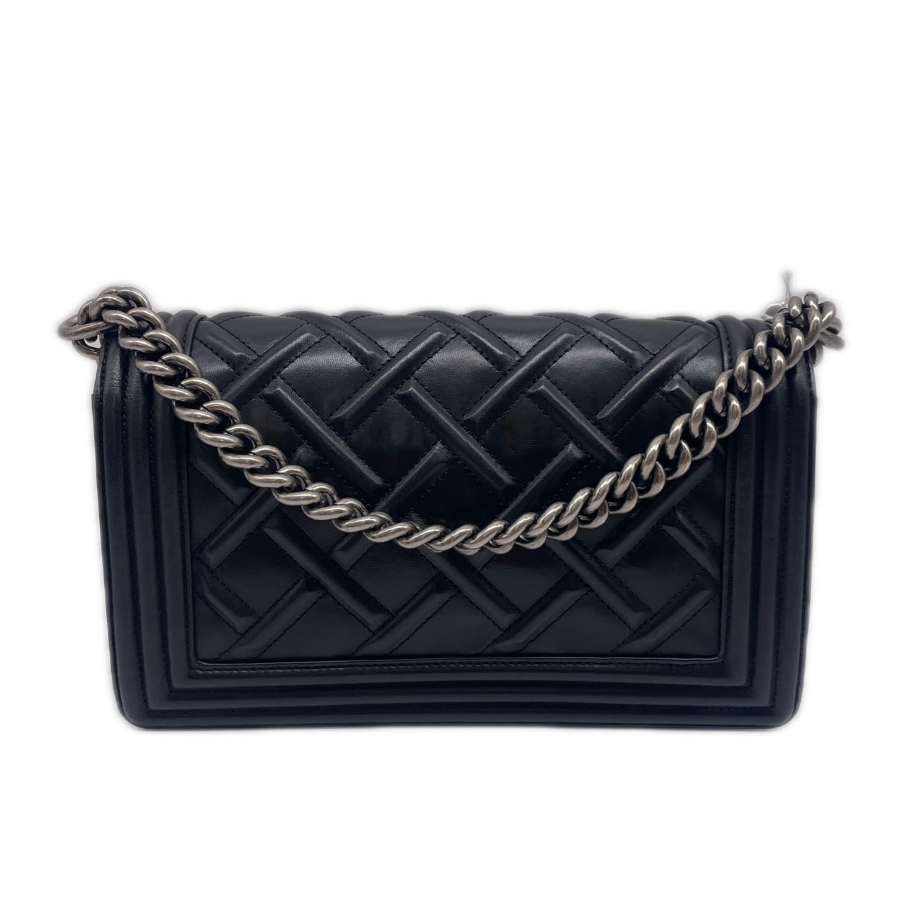 Chanel Celtic Leather Medium Flap Boy Black (17***92) CC630