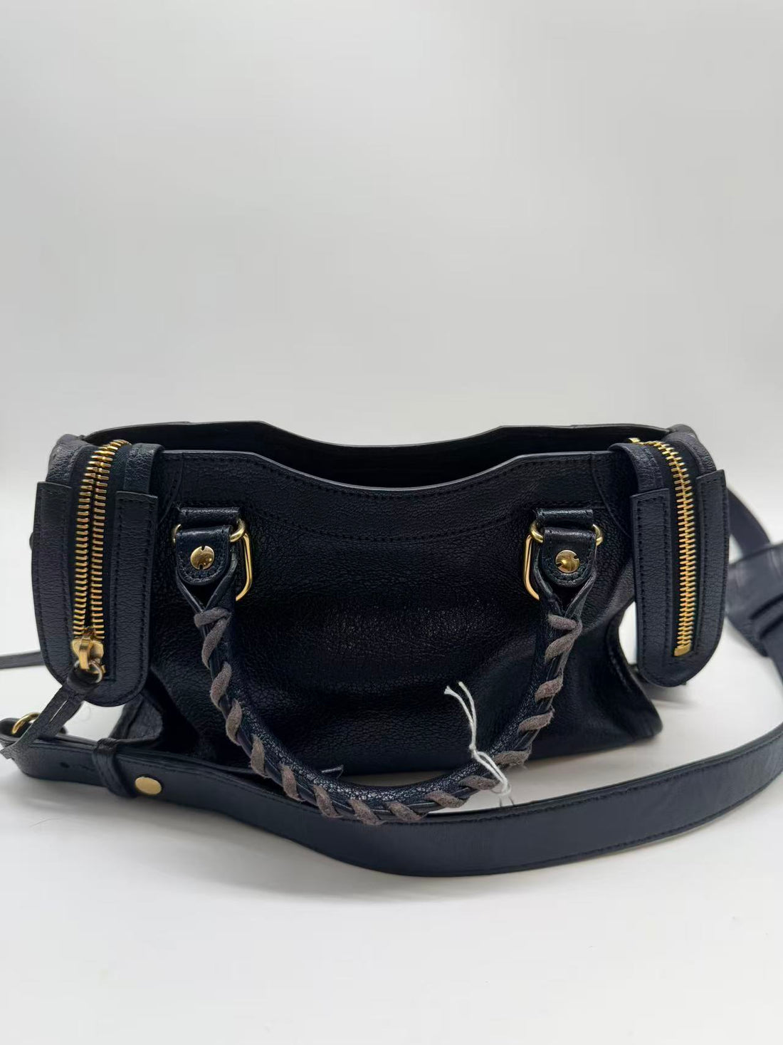 Balenciaga Mini Metalic City Navy Blue BB42