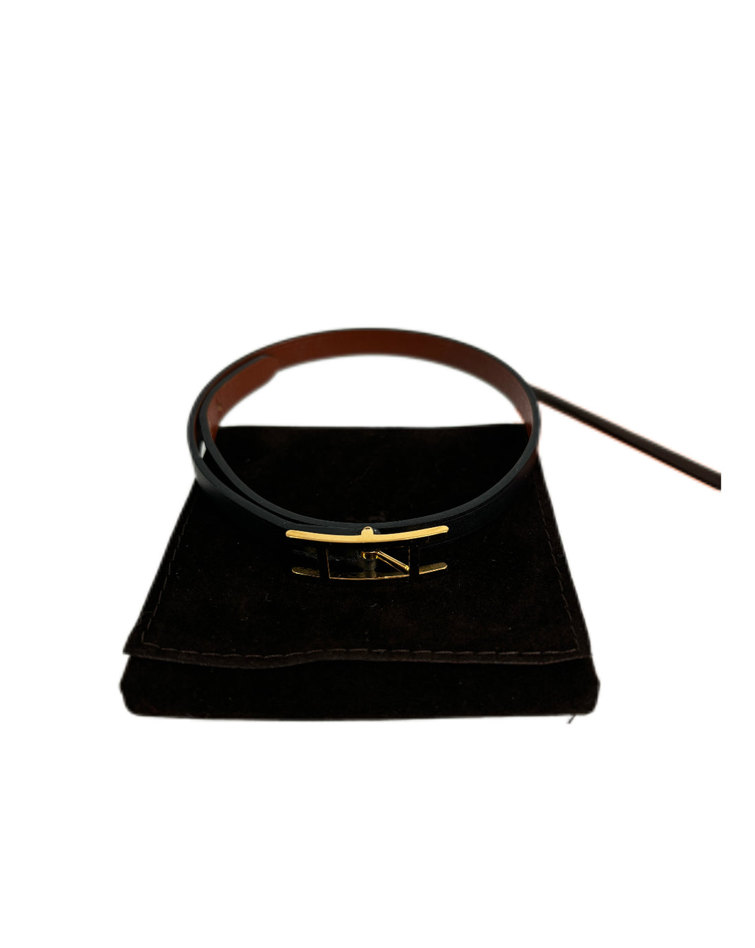 Hermes Bracelet with Golden Logo Hardware