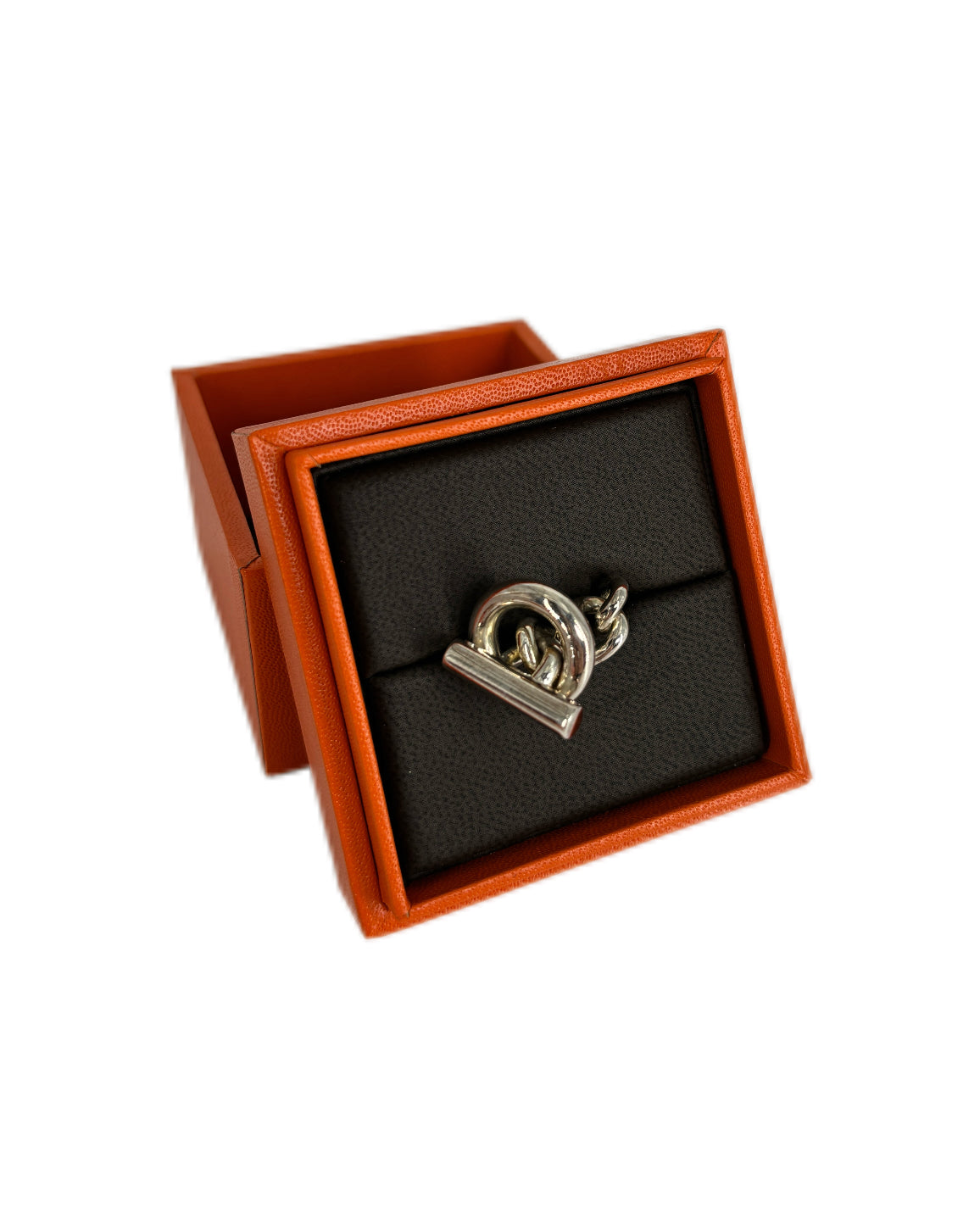 Hermes Croisette Silver Ring