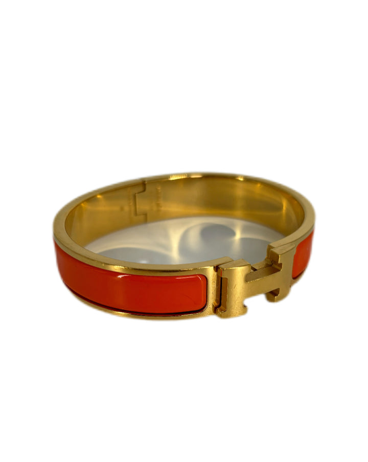 Hermes Clic H Bangle Bracelet