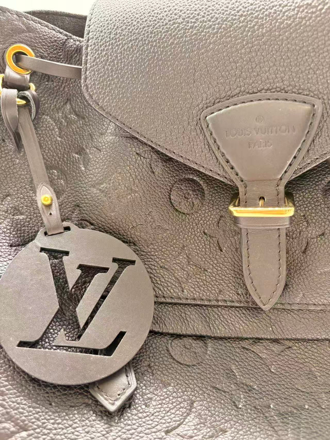 Louis Vuitton Monogram Montsouris Backpack Black LV1312NA