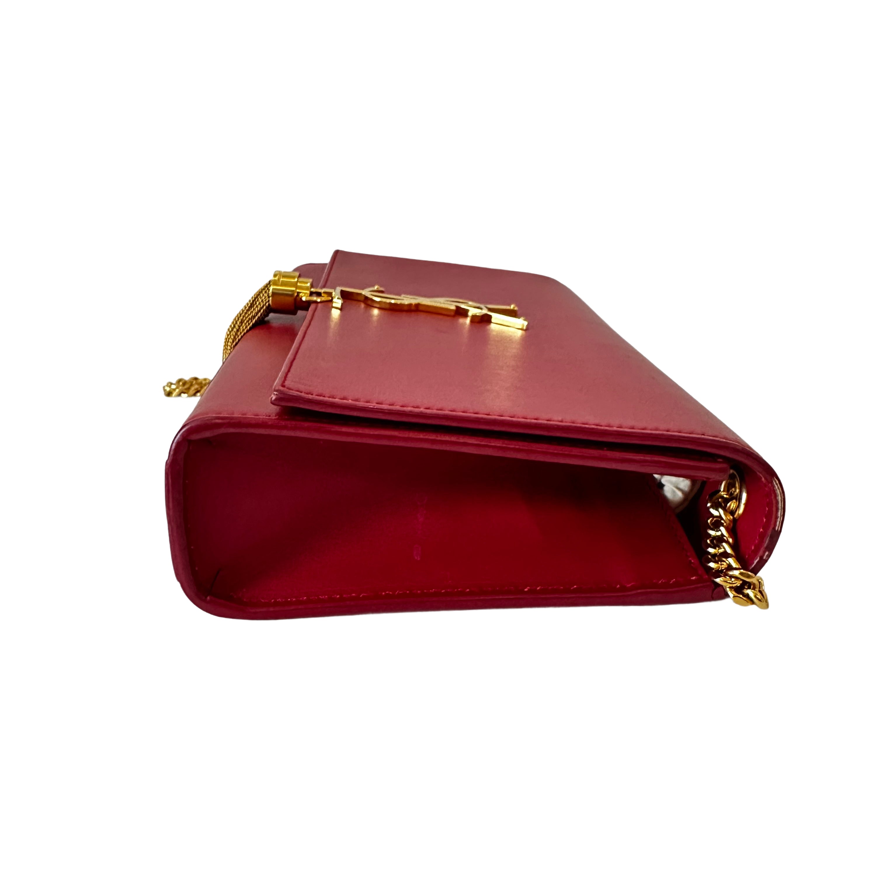 Saint Laurent Paris Kate Shoulder Bag Black GHW