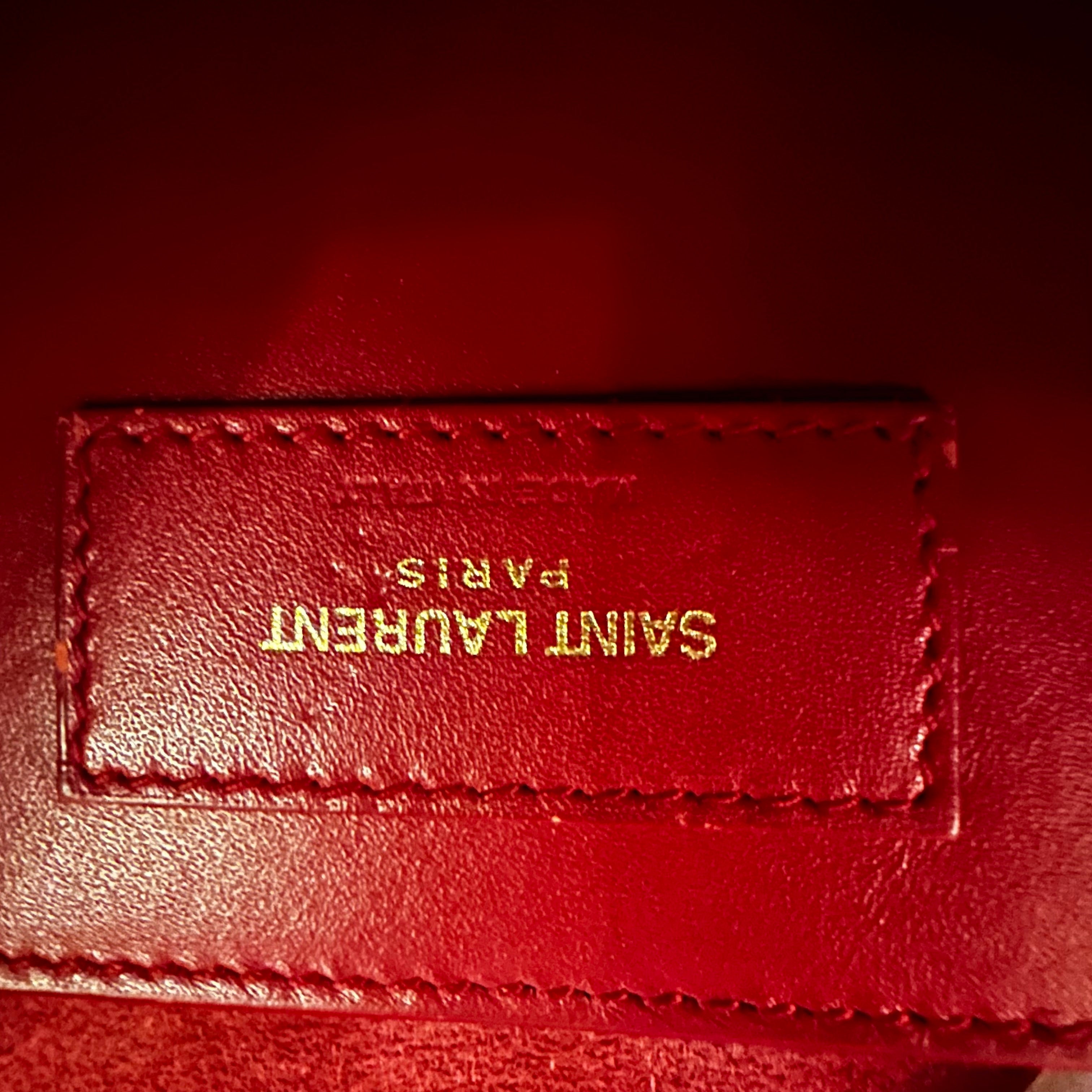 Saint Laurent Paris Kate Shoulder Bag Black GHW