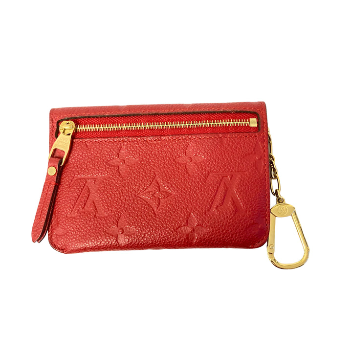 Louis Vuitton Cherry Empreinte Leather Key Pouch