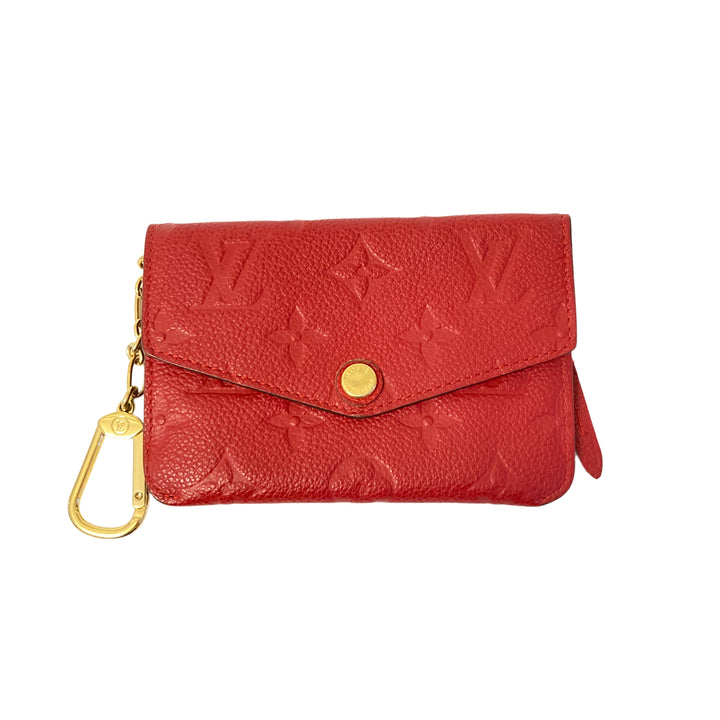 Louis Vuitton Cherry Empreinte Leather Key Pouch