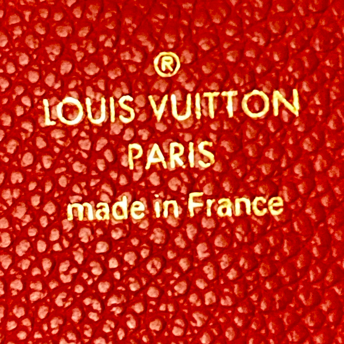 Louis Vuitton Cherry Empreinte Leather Key Pouch