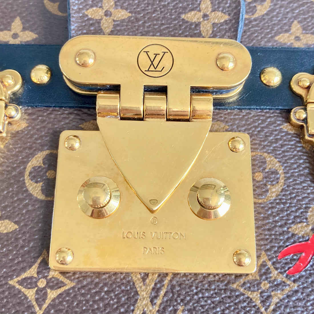 Louis Vuitton Classic Monogram Petite Malle Black LV950