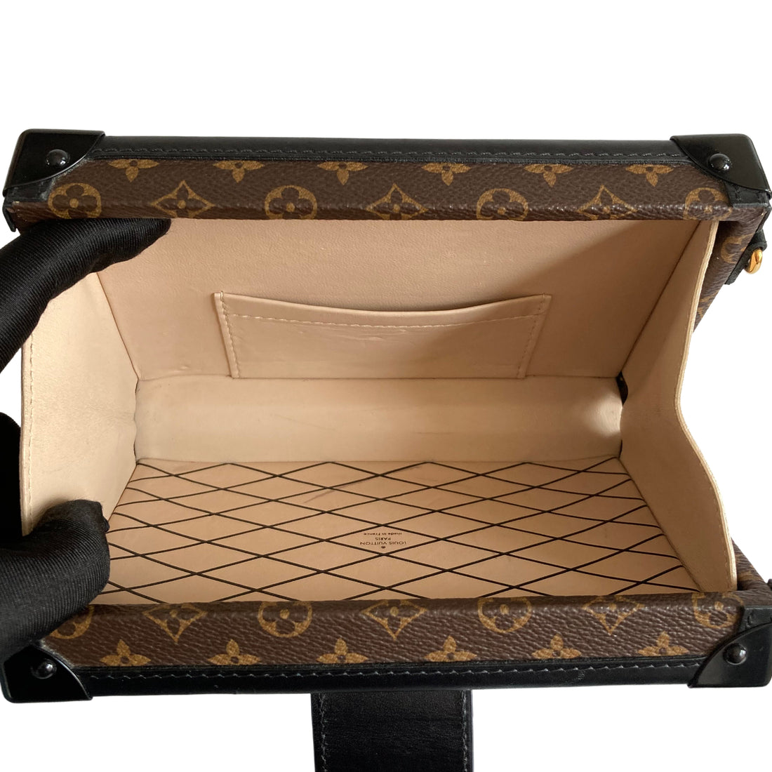 Louis Vuitton Classic Monogram Petite Malle Black LV950