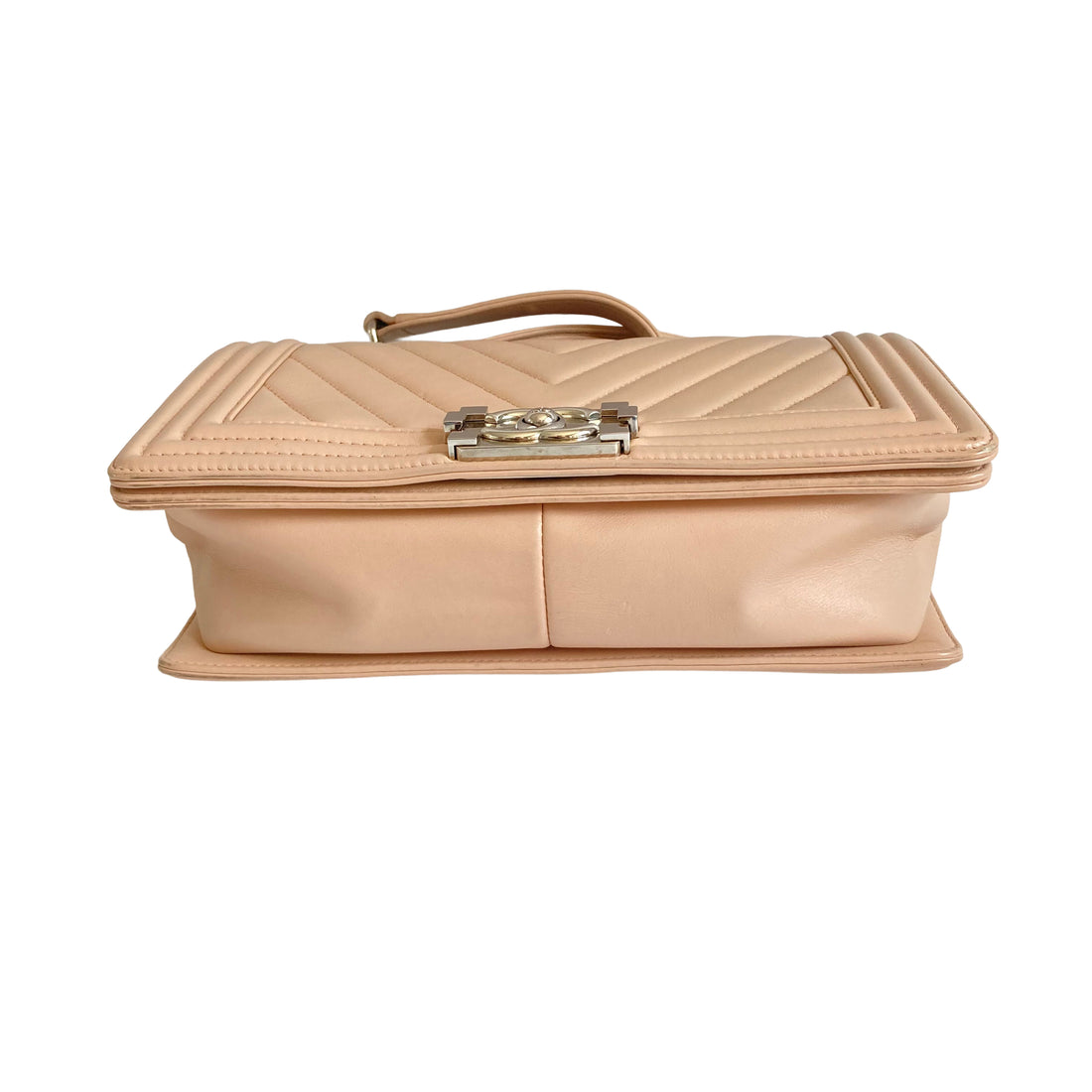 Chanel Chevron Medium Boy Pink