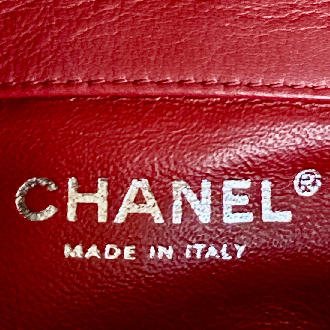 Chanel Classic Patent Rectangular Mini Flap Bag Red