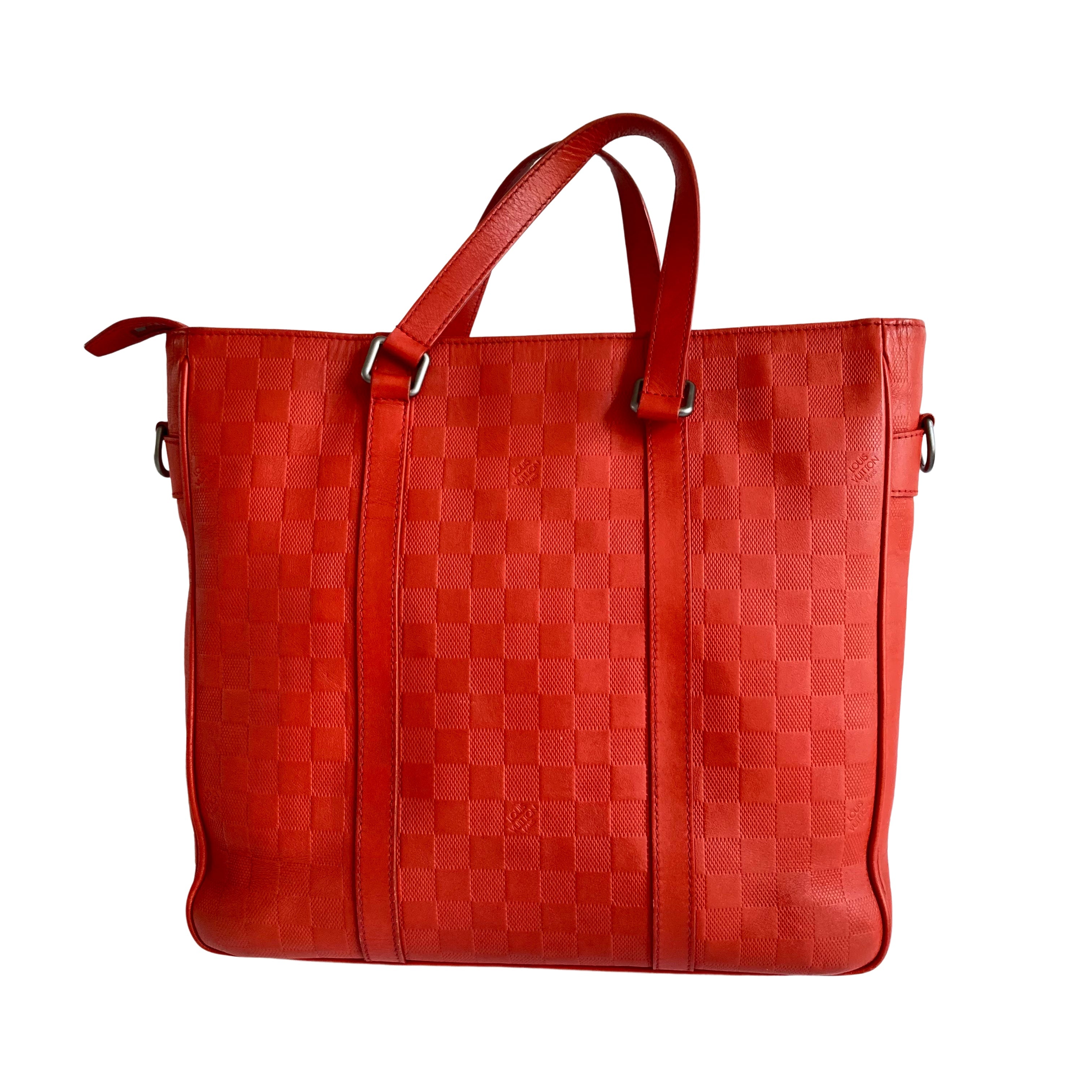 Louis Vuitton Damier Infini Tadao Tote (Red)