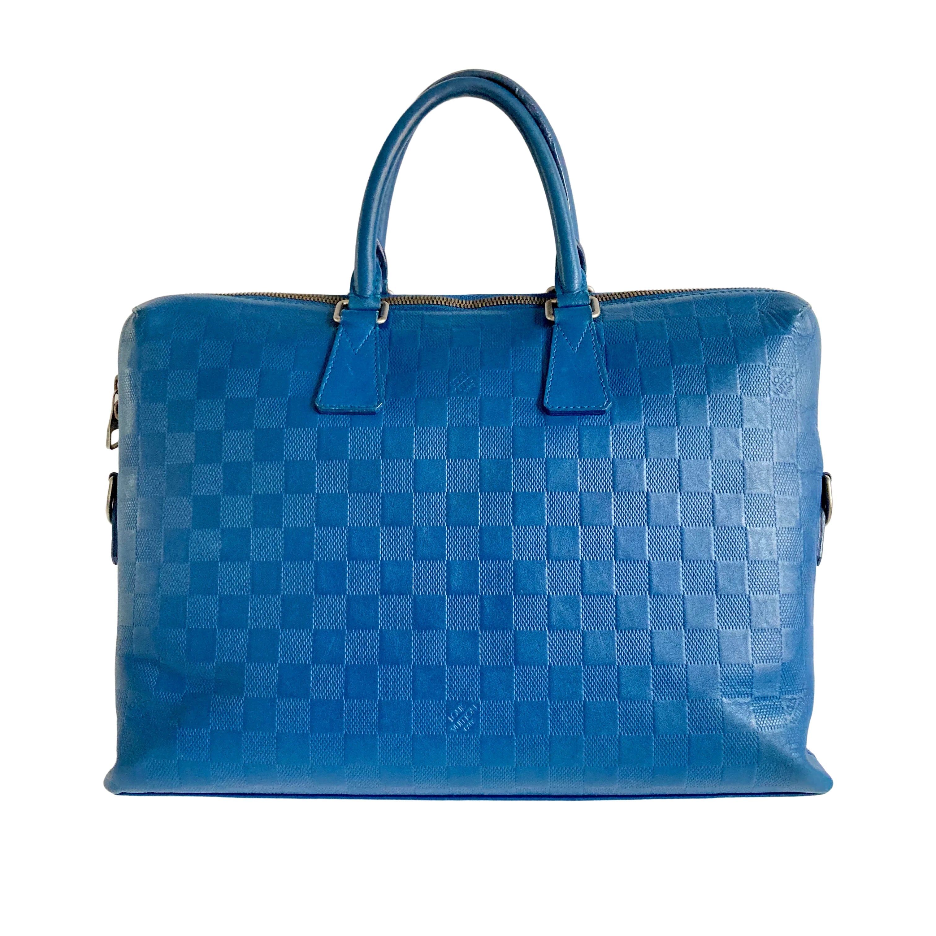 Louis Vuitton Damier Infini Briefcase / Porte-Documents Voyage Blue