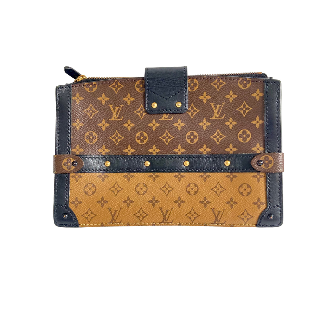 Louis Vuitton Trunk Clutch Reverse Monogram Canvas
