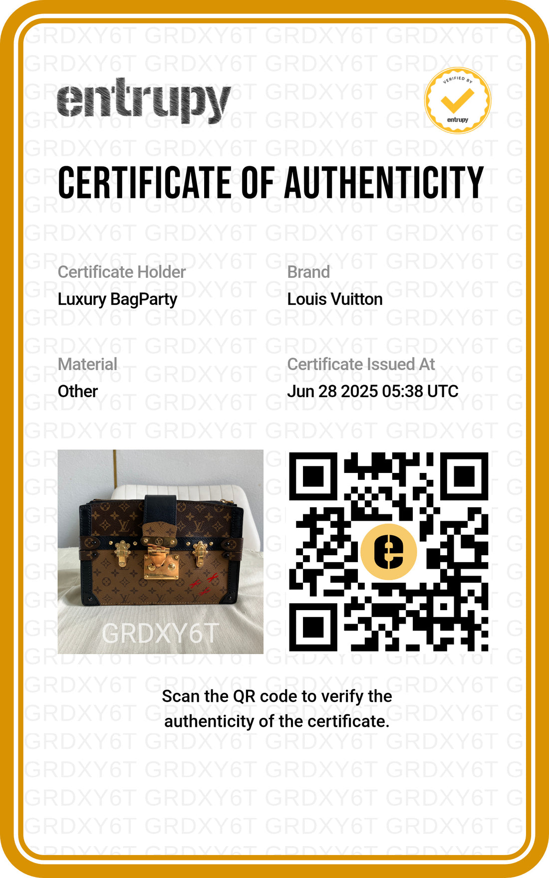 Louis Vuitton Trunk Clutch Reverse Monogram Canvas
