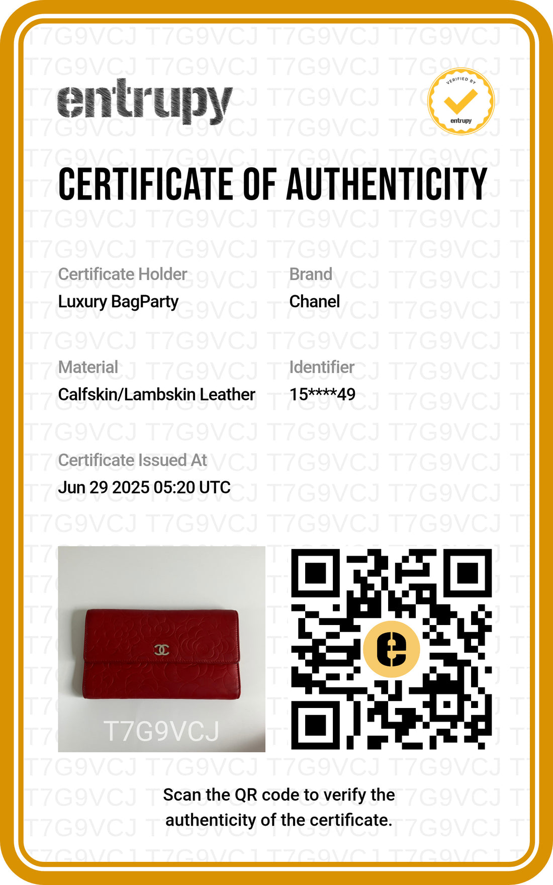 Chanel Camellia Embossed Flap Large Wallet Red