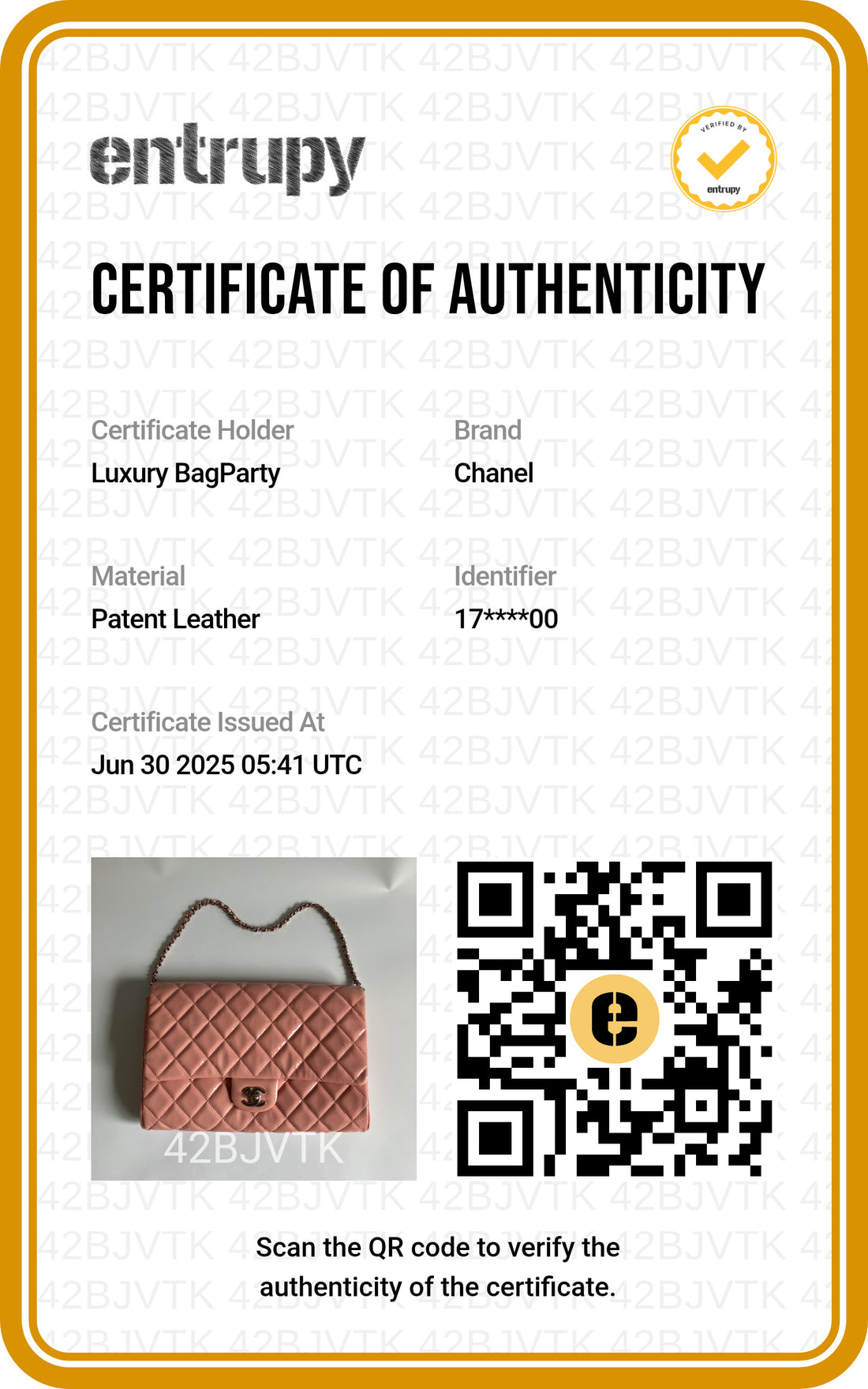 Chanel Classic Patent Quilted Clutch Baby Pink