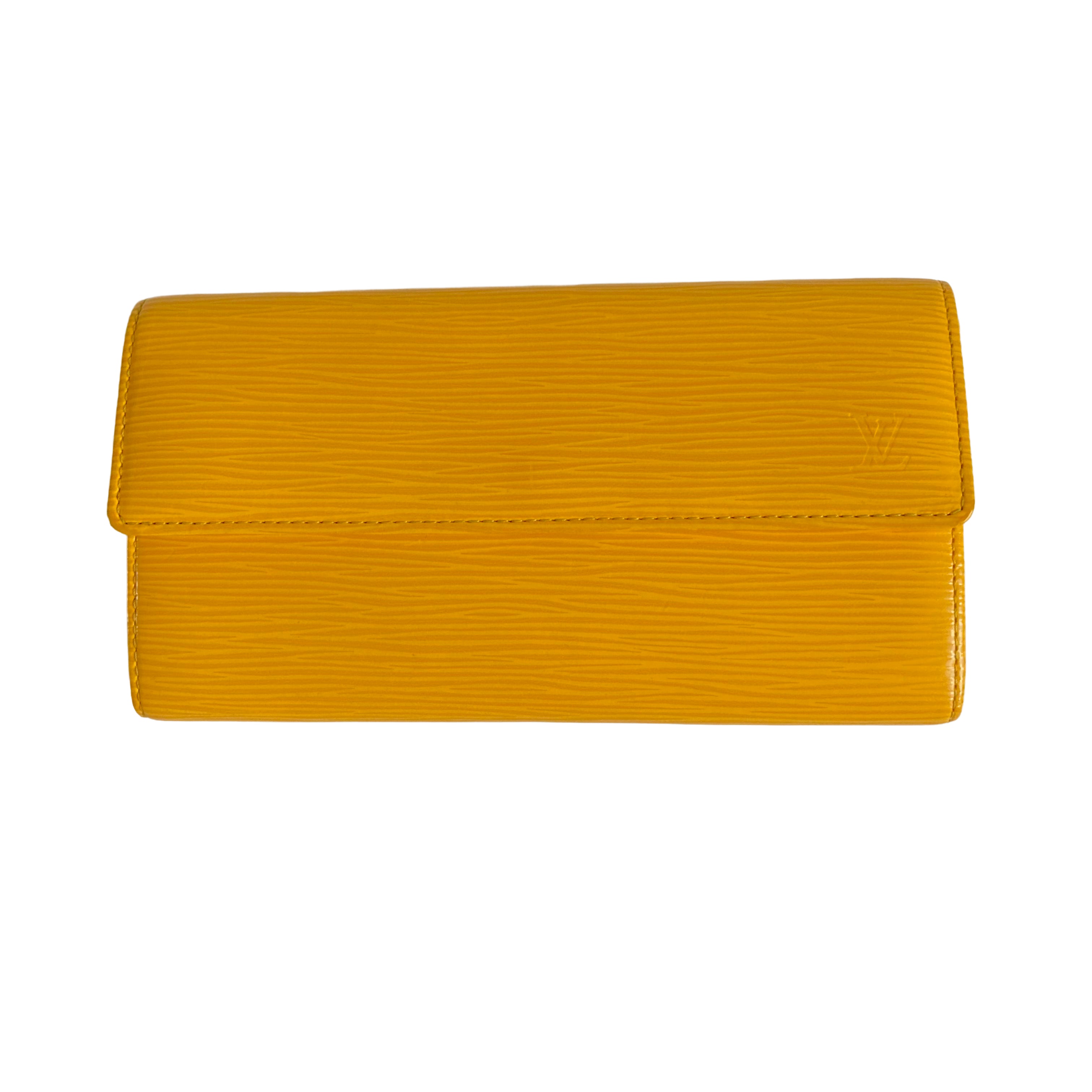 Louis Vuitton Epi Long Wallet Bright Yellow