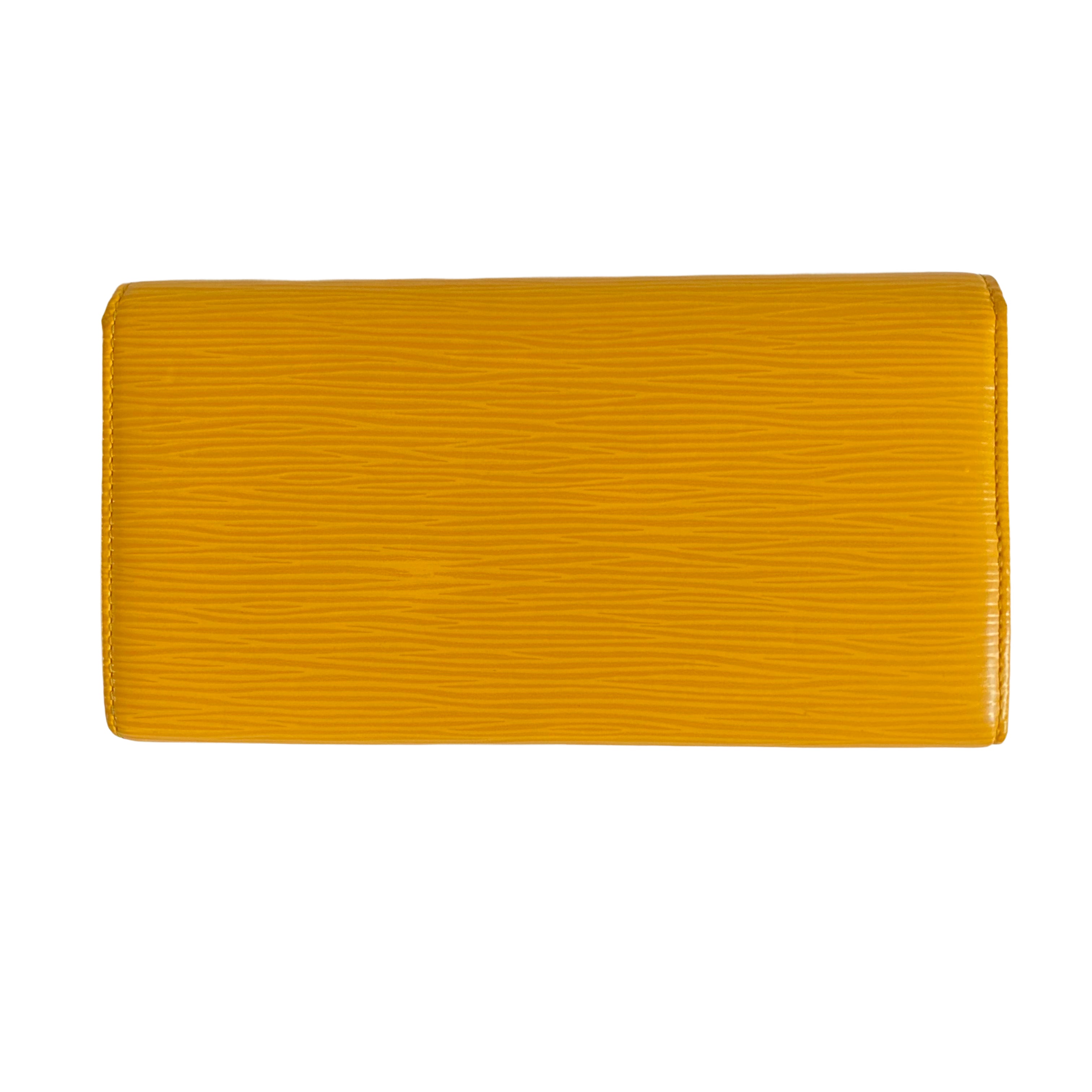Louis Vuitton Epi Long Wallet Bright Yellow