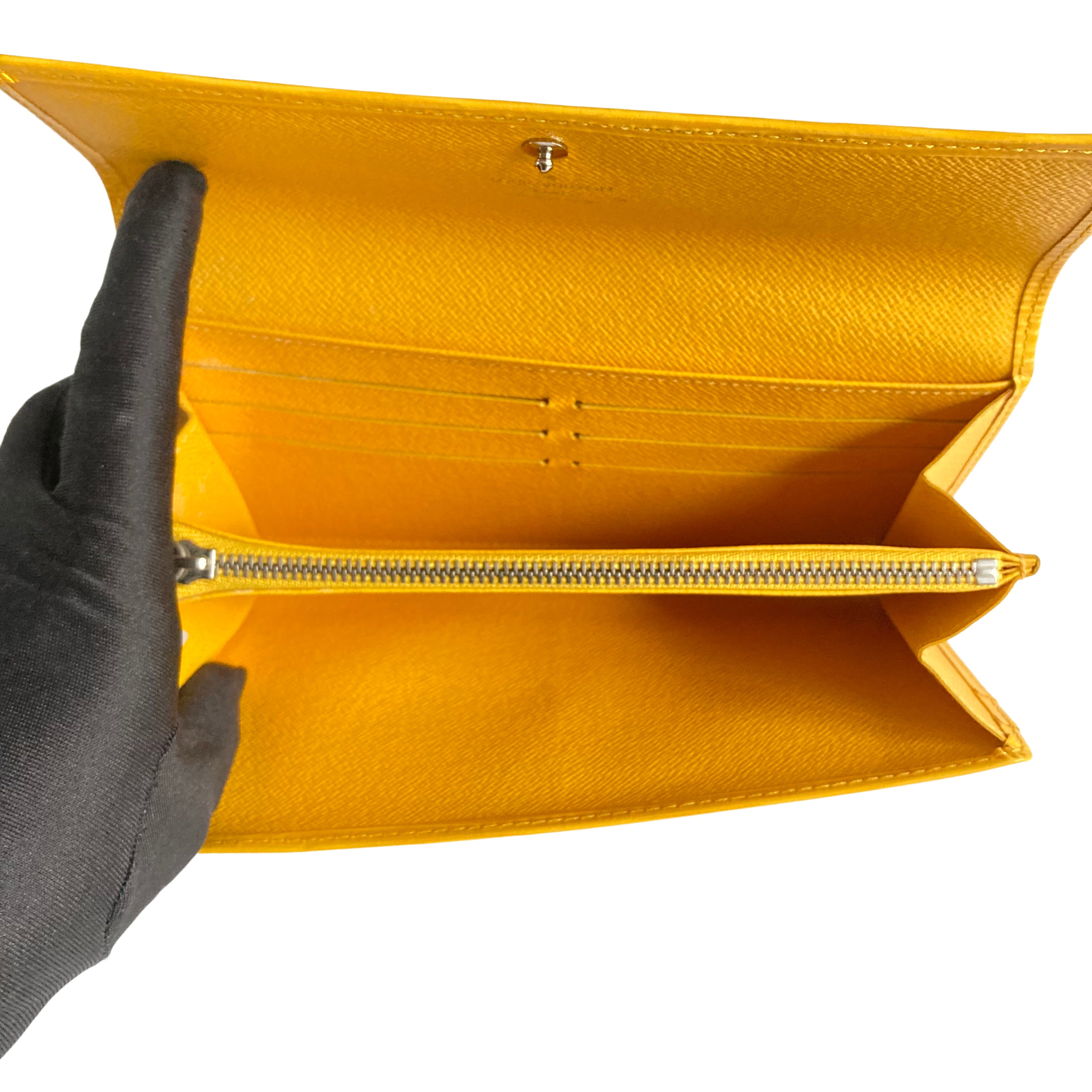 Louis Vuitton Epi Long Wallet Bright Yellow