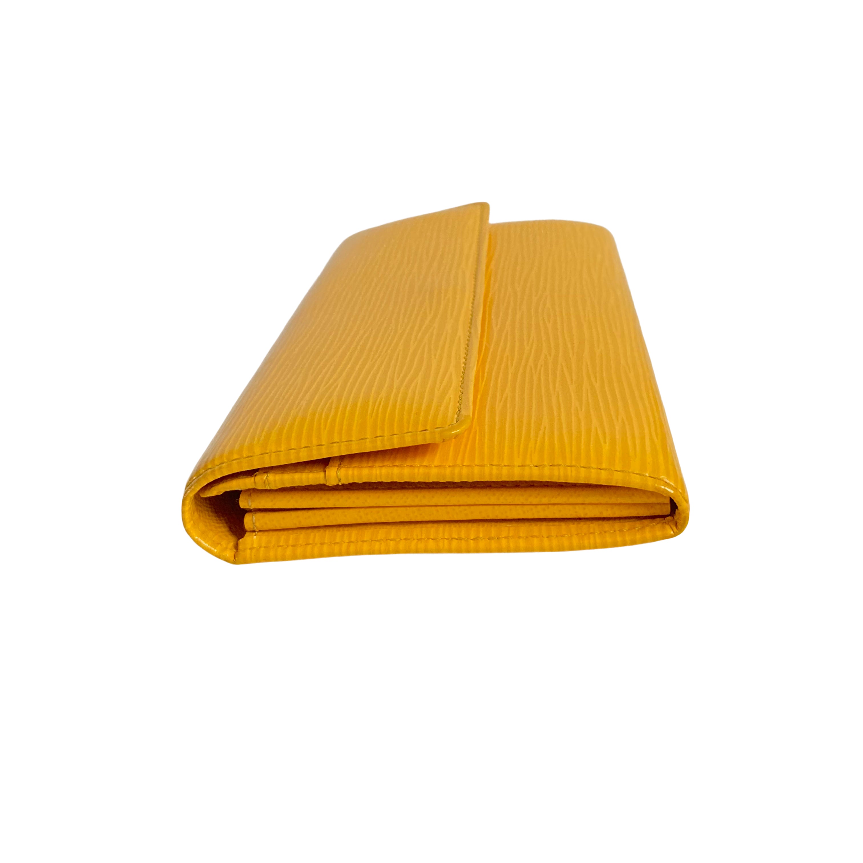 Louis Vuitton Epi Long Wallet Bright Yellow