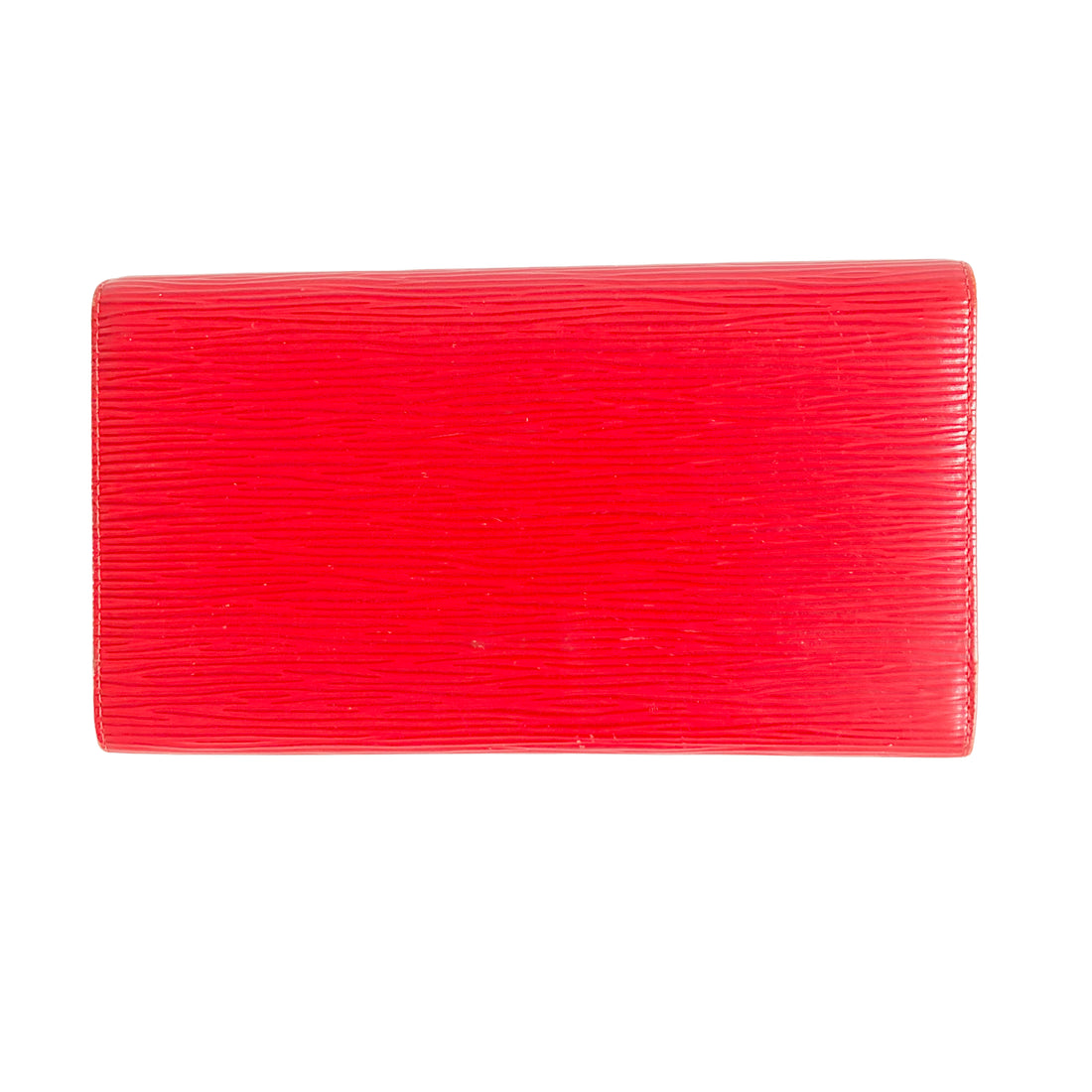 Louis Vuitton Epi Long Wallet Red