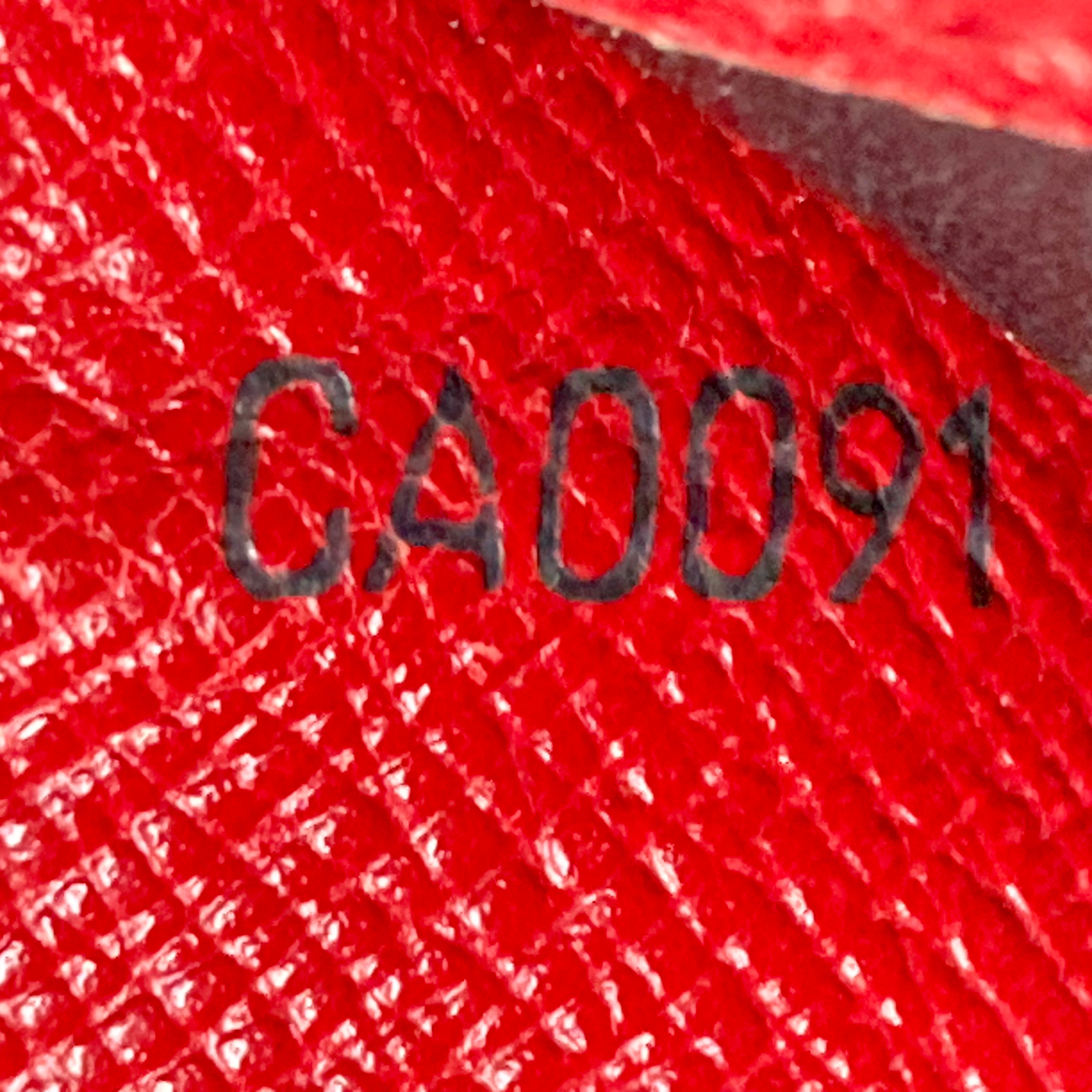 Louis Vuitton Epi Long Wallet Red