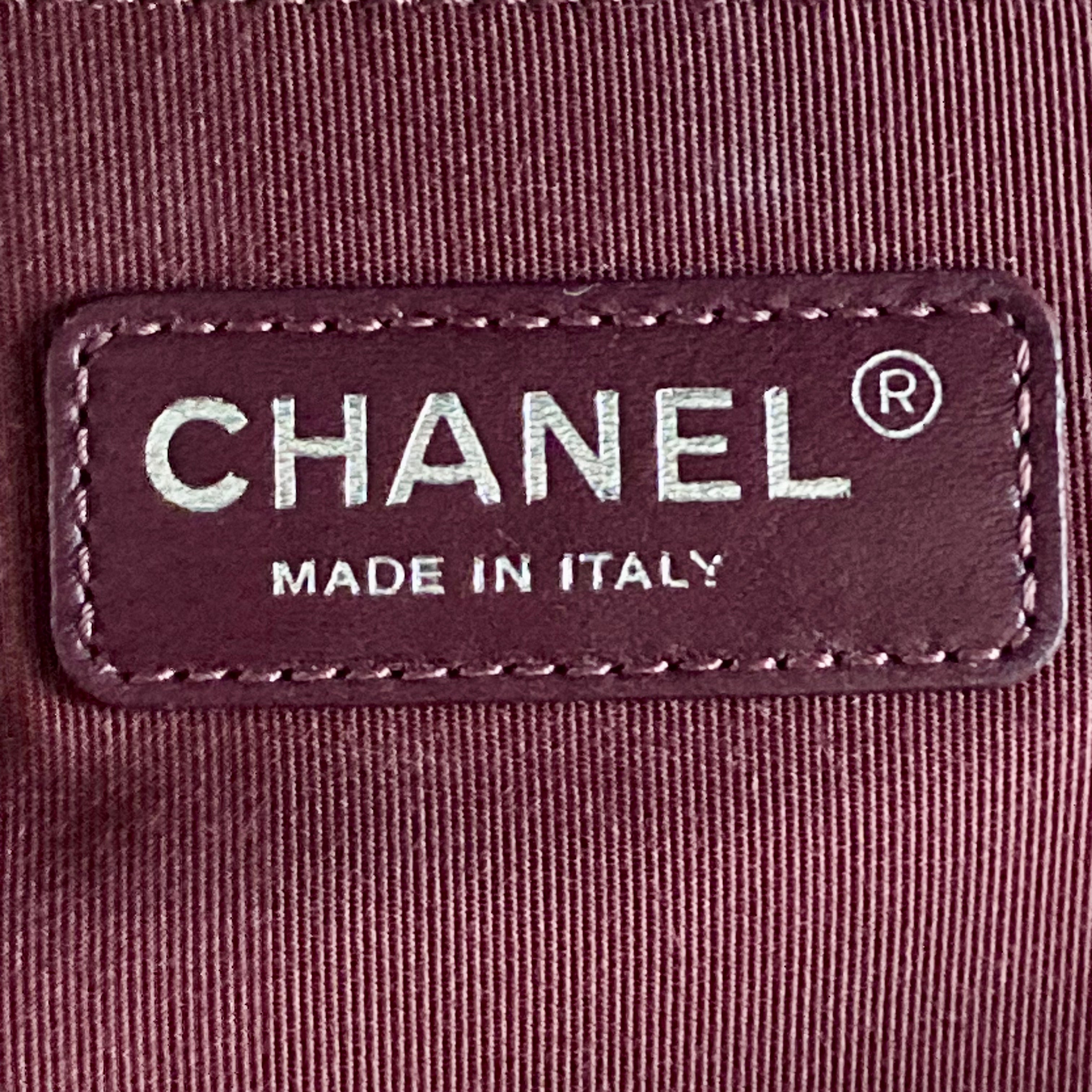 Chanel Medium Chevron Lambskin Boy Flap Light Green