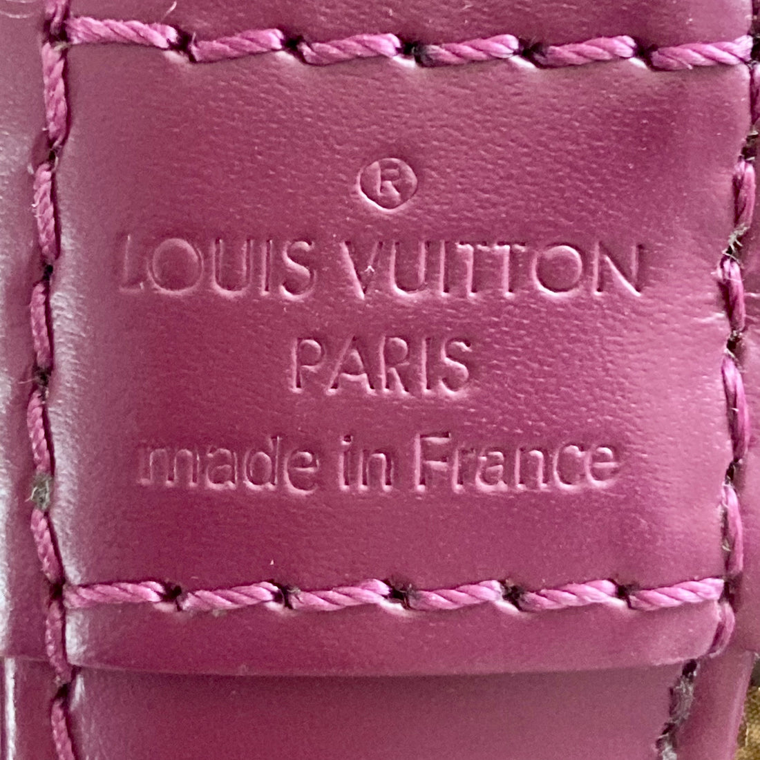 Louis Vuitton Classic Monogram Totem Alma PM Magenta Purple
