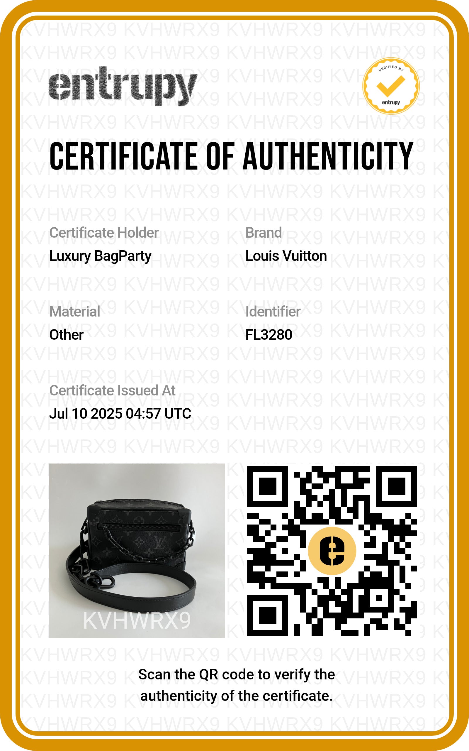 Louis Vuitton Mini Soft Trunk Monogram Eclipse LV1180