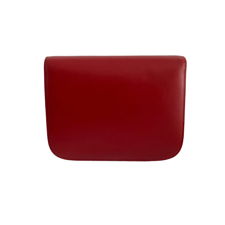 Celine Box Calfskin Medium Classic Box Flap Red
