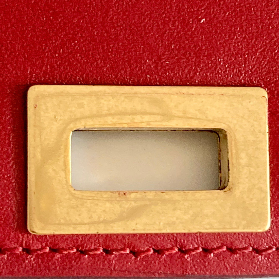 Celine Box Calfskin Medium Classic Box Flap Red
